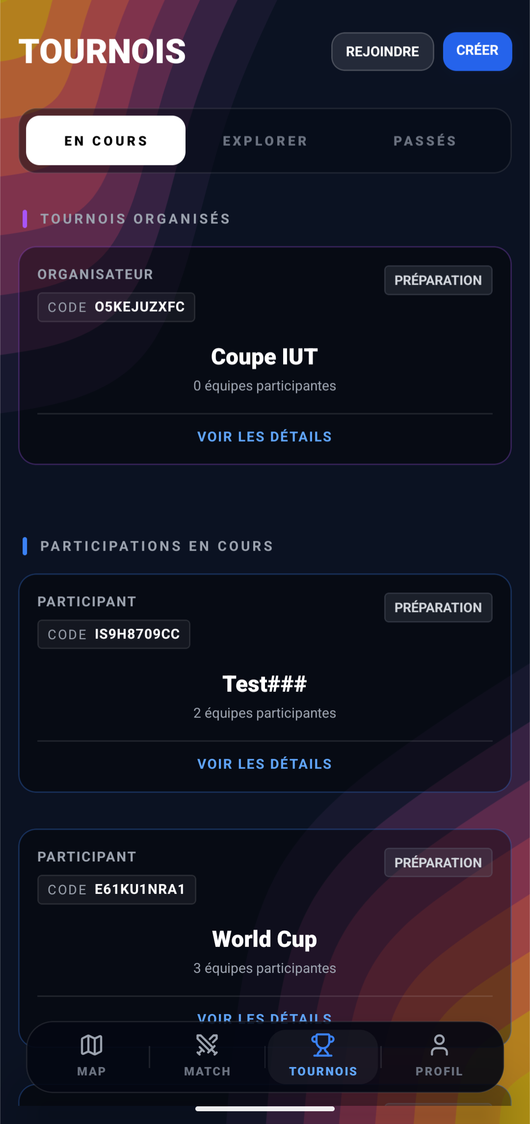Vue d'ensemble de l'application mobile LABAF